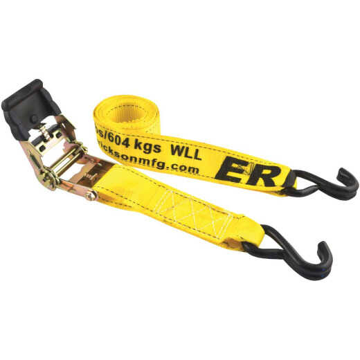Erickson 2 In. x 10 Ft. 1330 Lb. Professional Series Ratchet Strap (2-Pack)